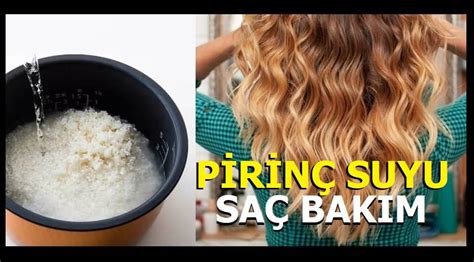 pirinç suyu saça nasıl kullanılır